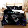 Star Singer The Weeknd Bedding Set Xo Bed Supplies Set Duvet Cover Bed Comforter Set Bedding Single Double King Size