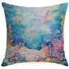 Colorful Marine Life Shell Pillowcase Summer Holiday Beach Hotel Decorative Cushion Cover