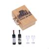 Bottles And Goblets for Dollhouse Decoration with Case