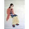 Framed Traditional Chinese Figure Art Poster with Free Shipping