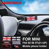 Aluminum Alloy ABS 360°Rotation Interior Accessories Car Mobile Phone Holder For BMW Mini Cooper F54 F55 F56 F57 High Quality