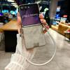 Samsung Z Flip7 Sheepskin Texture Case - Drop-Proof, Anti-Scratch PC with Anti-Lost Lanyard