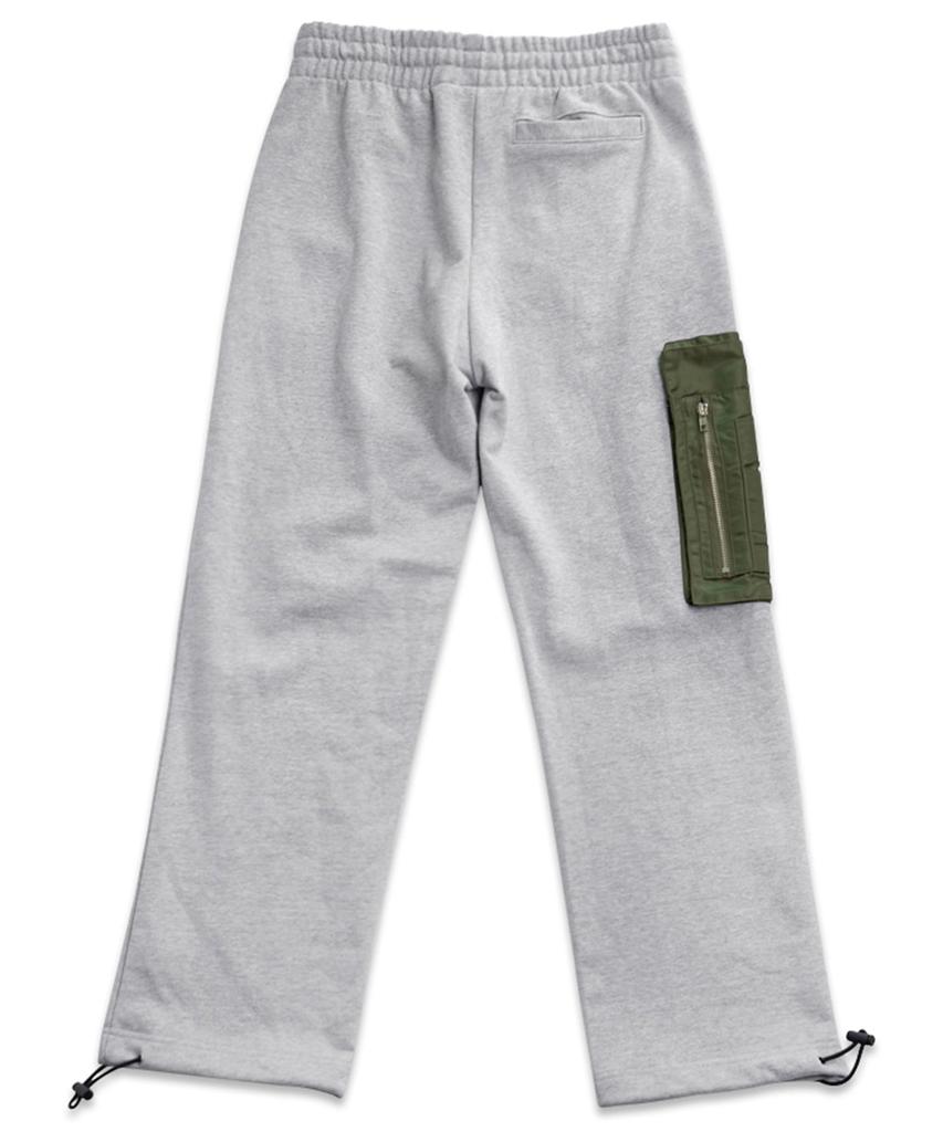 Aimnaseohyumeonbiing Pocket Detail Sweatpants - Gray