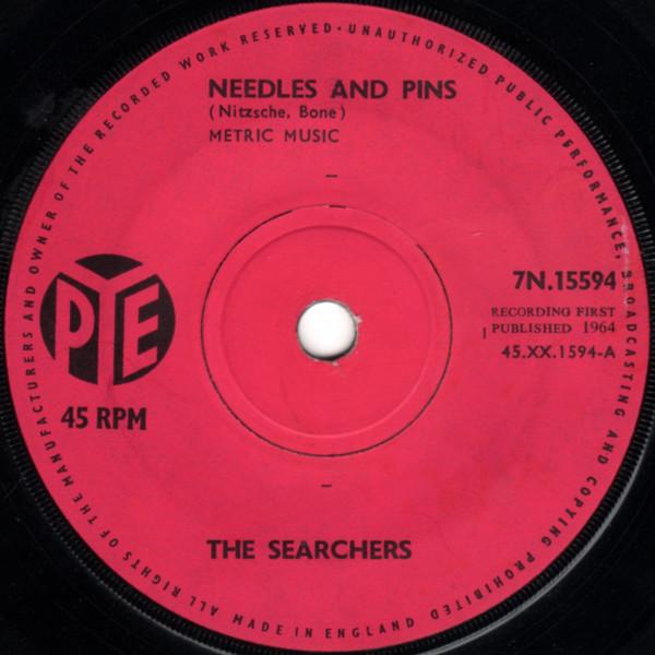 

7inch Record SEARCHERS - Needles And Pins 7N15594 Pye Records 1964 UK Rock Used