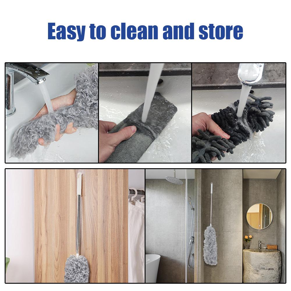 Dust Cleaner Household Dusting Long Extendable Duster Cleaner Brush Gap Dust Removal Dusters Bendable Dust Brush