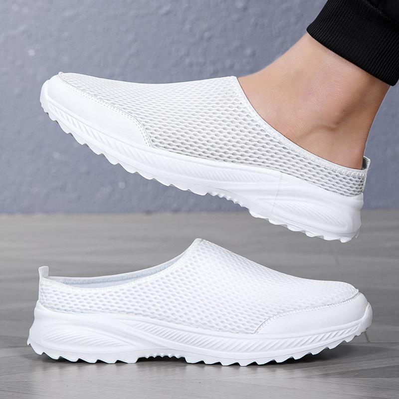 Explosive Ultra-light Half-tray Couple Sports Shoes Casual Little White Shoes Large Size Men's and Women's Shoes Cold Touch