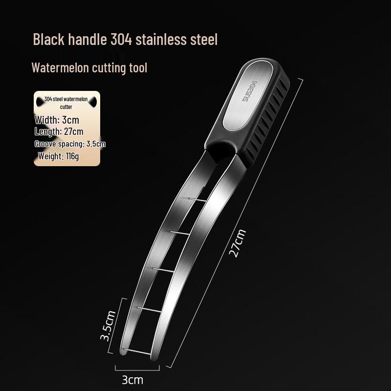 

Stainless Steel Watermelon Slicer & Cutter Tool Set