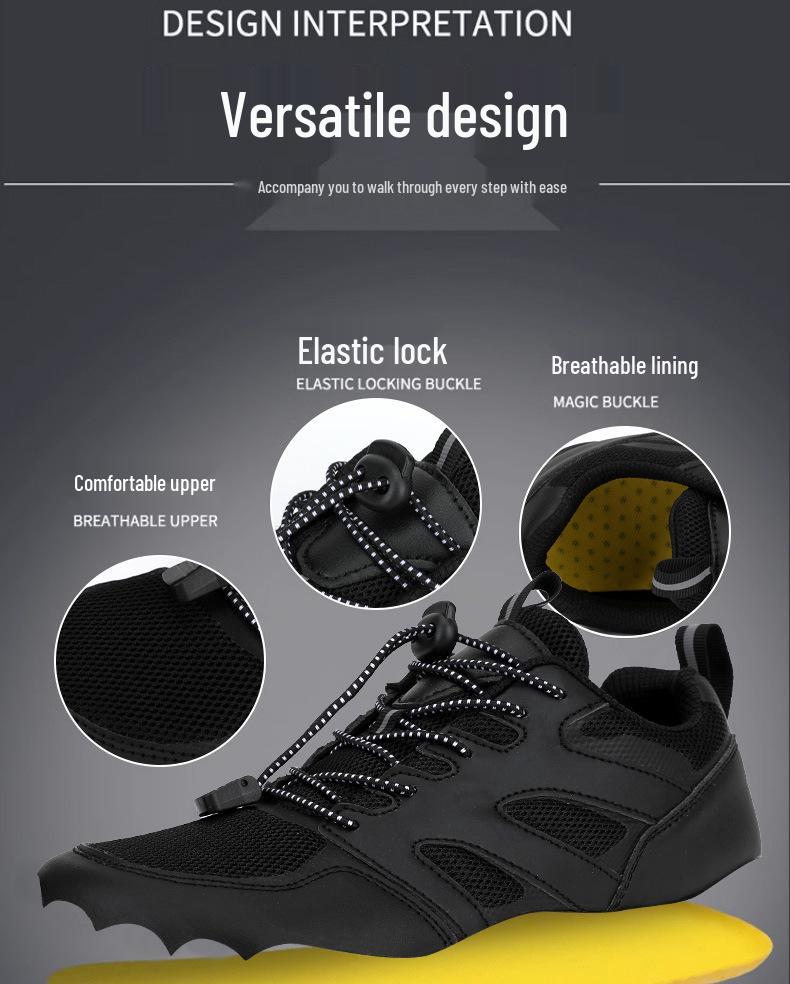 2025 Summer Wear-Resistant Outdoor Hiking & Five-Finger Breathable Trekking, Climbing, Cycling, Swimming, Wading Shoes