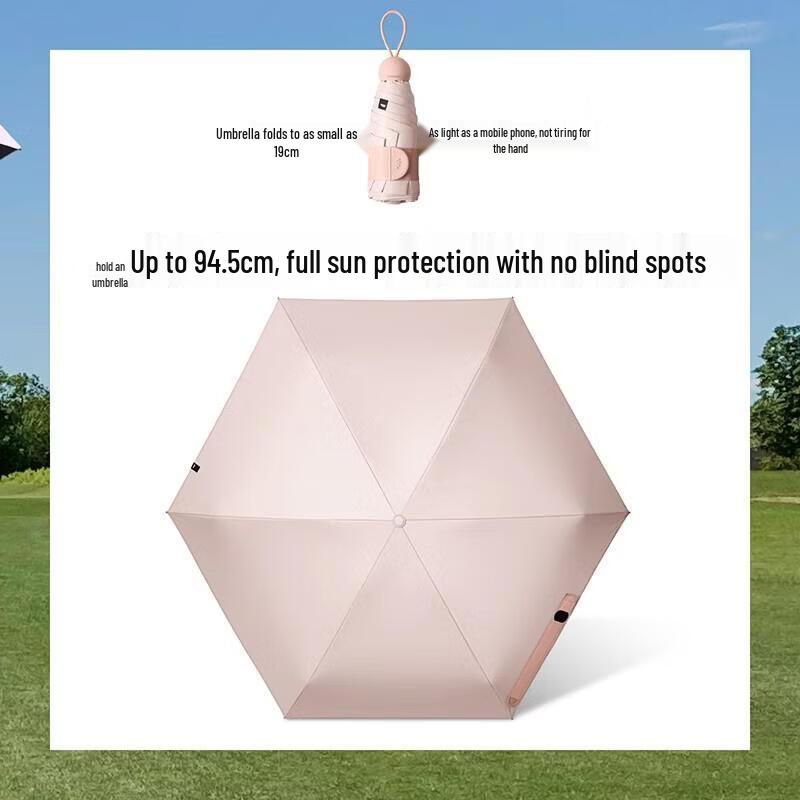 Beneunder 5-Fold Automatic UV Capsule Umbrella