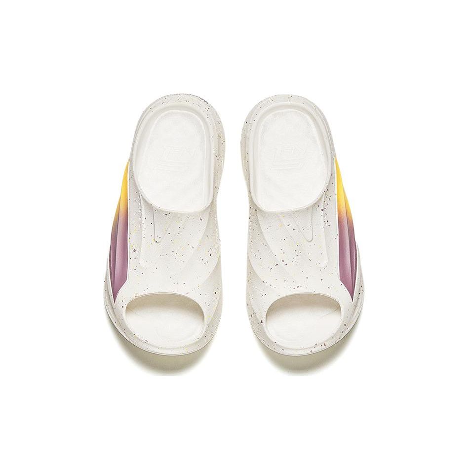 Anta Co słychać X  Klapki sportowe do koszykówki z bąbelkami azotowymi Klapki męskie Beżowe 912411801-3