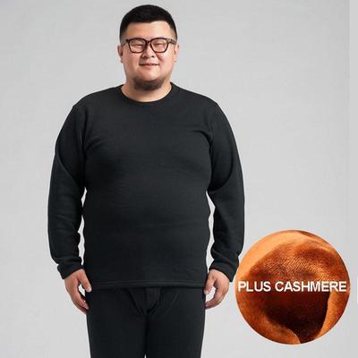 Winter Thermo-Unterwäsche Plus Dünger Plus Size Herren Basisverdickung Baumwollpullover Qiuyi Lange Hose