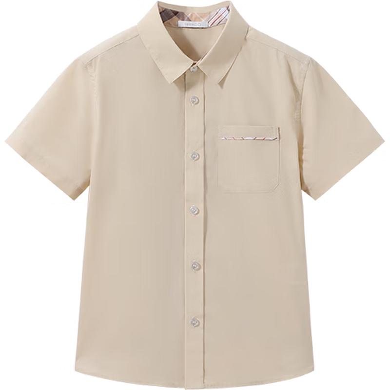 YEEHOO Boys  Pure Cotton Casual Short Sleeve Shirt 140