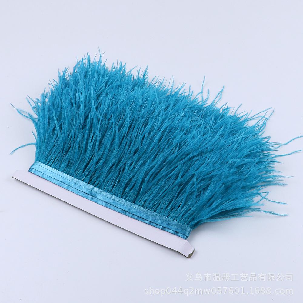 8-10Cm Ostrich Hair Cloth Edge Various Colors Optional Feather Lace Clothing Earrings Diy Decoration