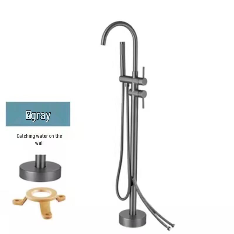 TLXT Floor-Mounted Bathtub Faucet Shower Set