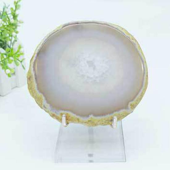 Display Stand Adjustable Metal Display Rack with Clear Acrylic Base for Collections Craft Plate Jewellery