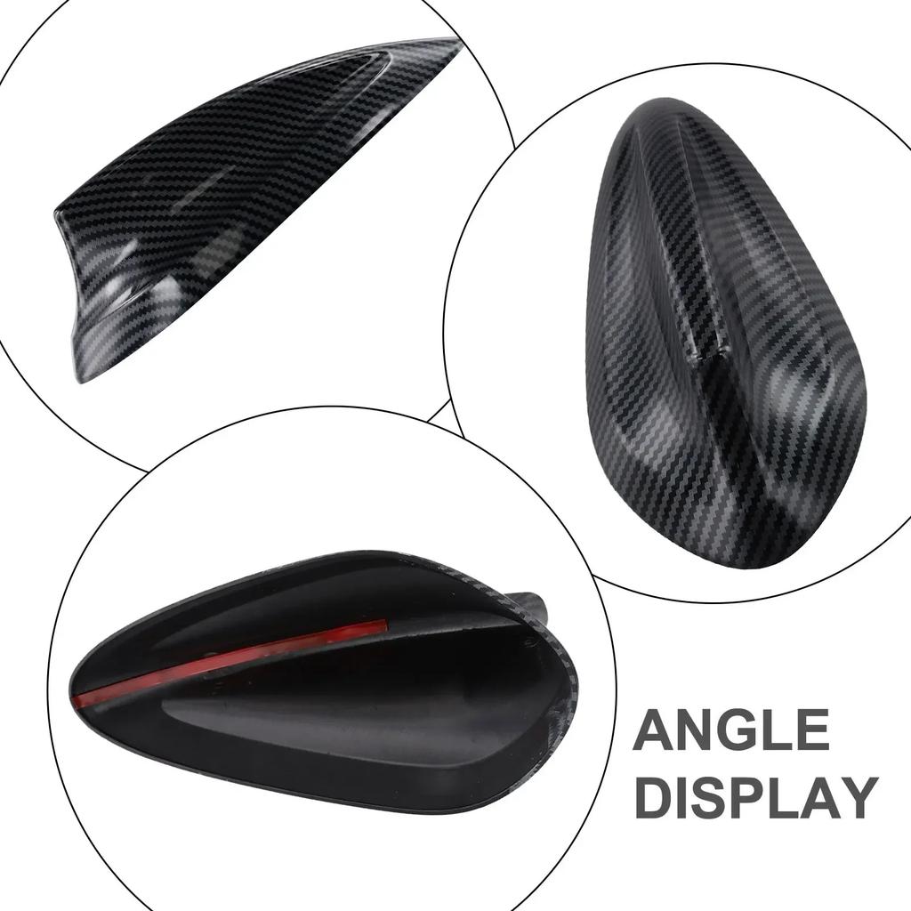 1*Carbon Fiber Antenna Cover For Shark- Fin Compatible With For BMW- 3 Series F30/F34/F35 2013-2019 Easy To Install