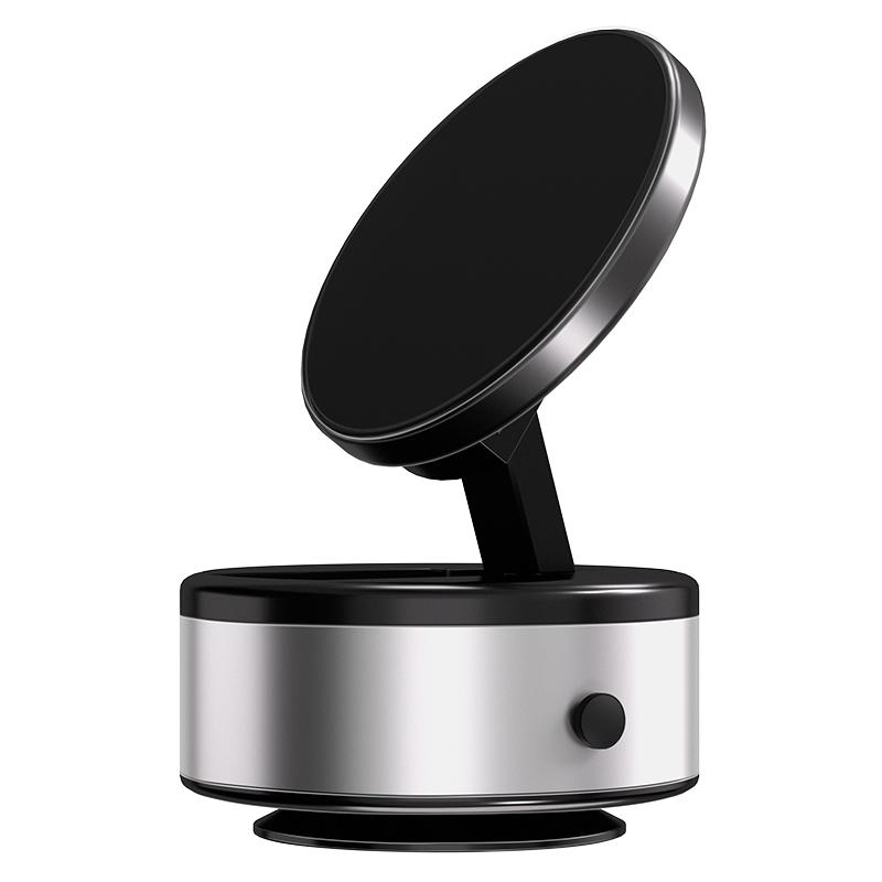 Car Mount Mobile Phone Holder Magnetic Black Technology Universal Adsorption Bracket for iPhone Samsung Vacuum Adsorption Stable