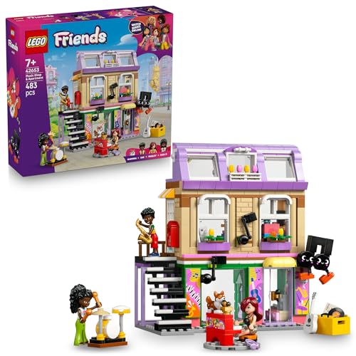 

LEGO Friends Music Shop and Elsa D s Room Toy - Birthday Present, Building Blocks, for Girls, Boys, Children Ages 7, 8, 9, Elementary School Students,