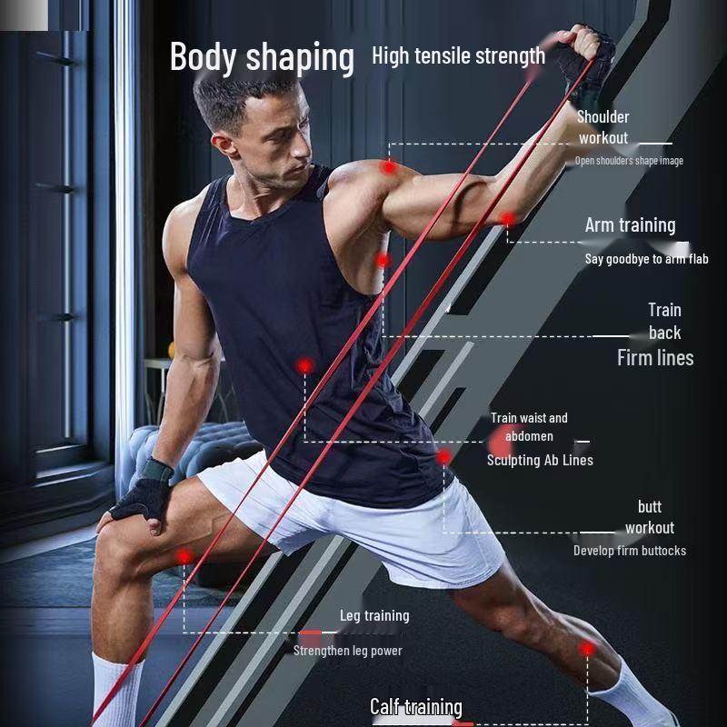 Elastic Resistance Pull-Up & Rehab Band - Men's Fitness Loop