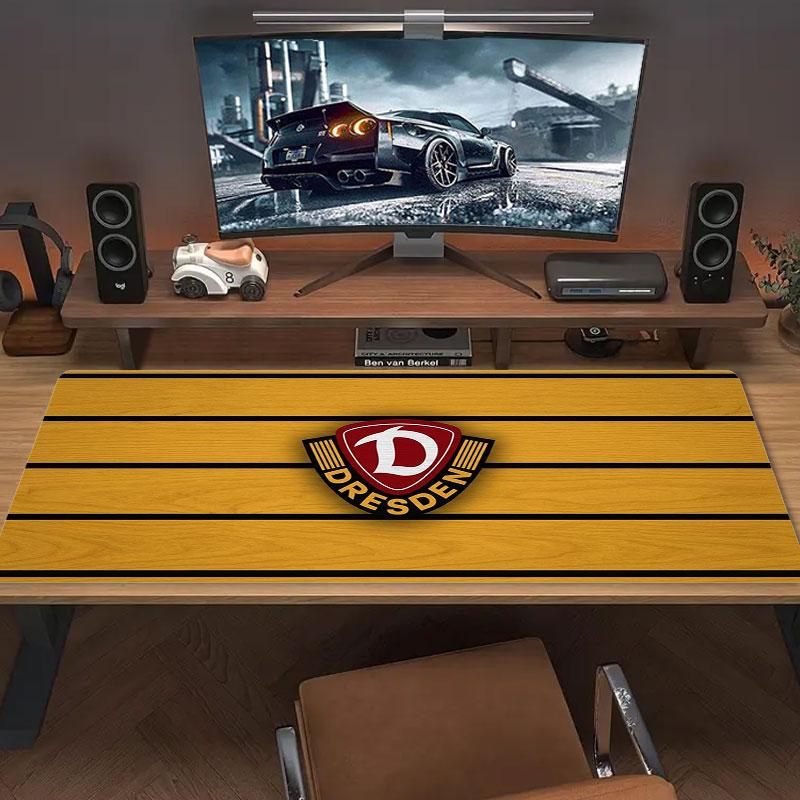 Dynamo Dresden Large Size Mouse Pad Large Gaming Table Cushion Non-slip Laptop Tablet Big Mousepad XXL Mat Mini PC Playmat With Lock edge