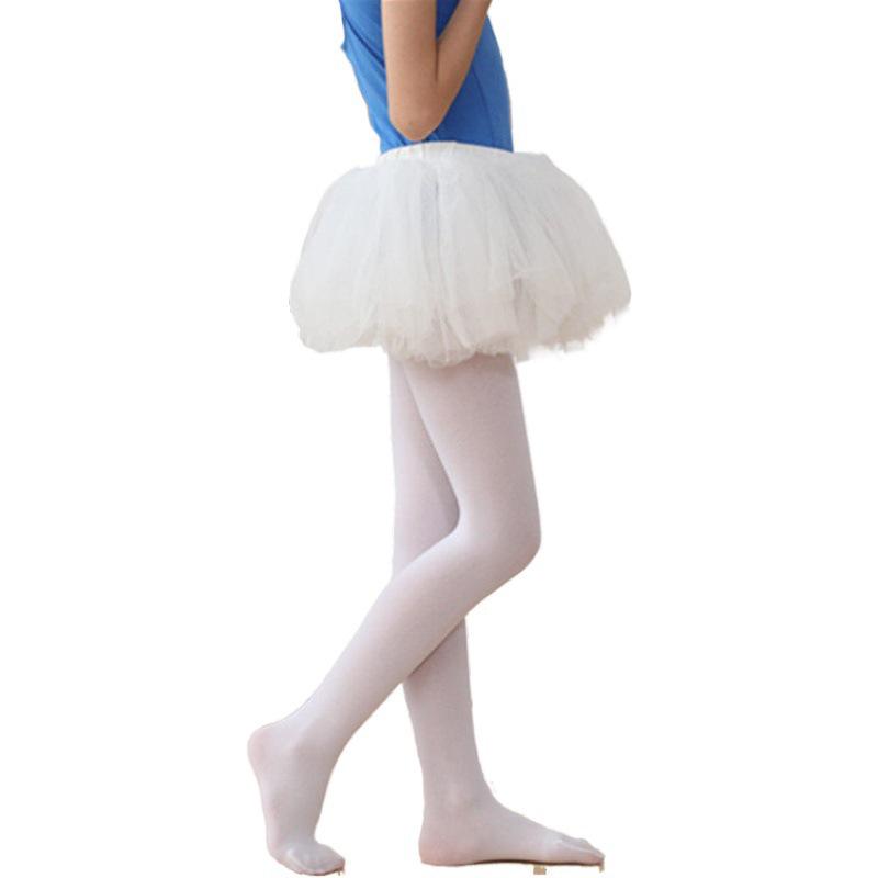 80D Velvet Girl's Ballet Mid-Calf Dance Socks - Spring/Summer