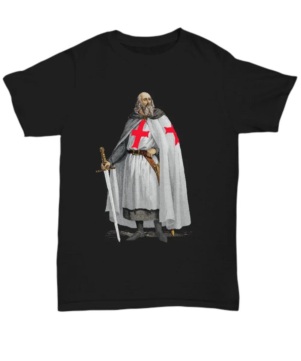 

Knights Templar Masonic Jacques De Molay Crusader TShirt 100 Cotton ONeck Summer Short Sleeve Casual Mens Tshirt Size S3XL S