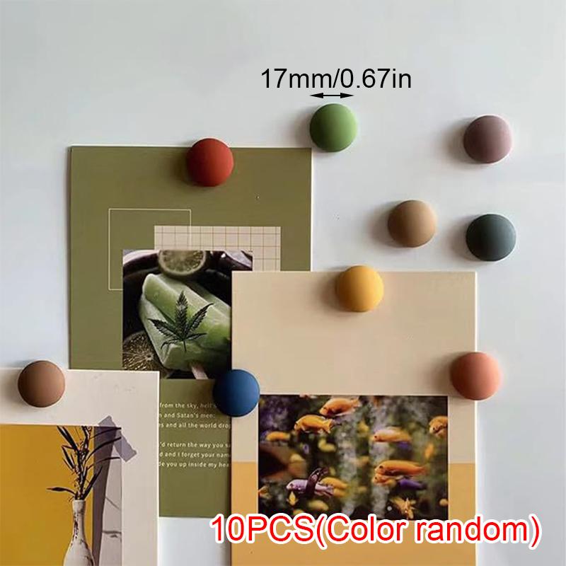 

10 шт. магнит на холодильник из смолы, милый круглый магнит на холодильник для офиса, украшение для кухни, подарок на День матери, многоцветный