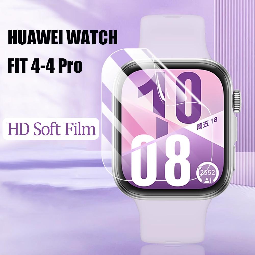 1-5 Pcs Soft Film For Huawei Watch Fit 4 Pro Screen Protector Accessories Clear HD Hydrogel Anti-scratch For Huawei Watch Fit 4