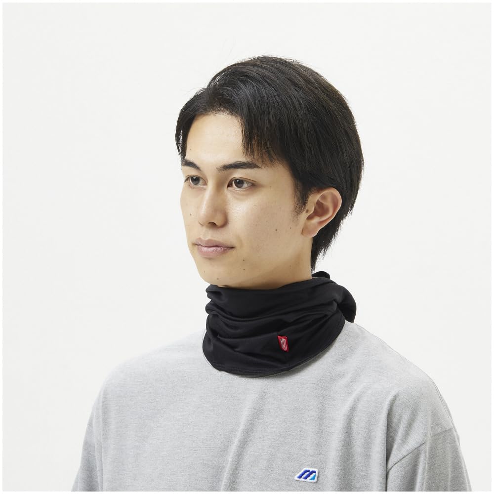 Mizuno Breath Thermo Breath for Everyday and Cold Size F Balaclava, Heat-Generating Material, Thermo, Sports, Wear, Weather, B2JYB500, Unisex, Black,