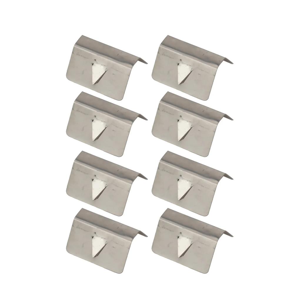 8/12Pcs Wind Rain Deflector Channel Metal Retaining Clips Stainless Steel For BMW Front Left Rear Right Wind Clamp Kit