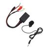 Bluetooth AUX Module 2 RCA Cable Adapter with Hands‑Free Microphone for for Alpine for Pioneer