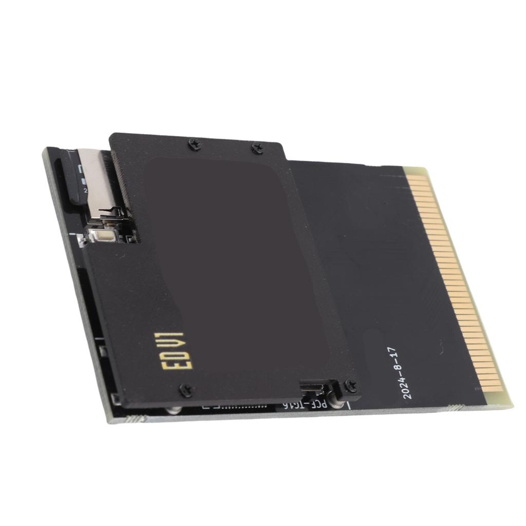 Game Cartridge 1000 in 1 Black Gold Board Flash Cartridge Card for PC Engine for TurboGrafx 16