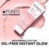 POND'S Bright Beauty Mineral Clay Vitamin B3, 4-fach ölabsorbierend, aufhellend, für ölfreien, sofortigen Glanz, Gesichtsreiniger, 90 g