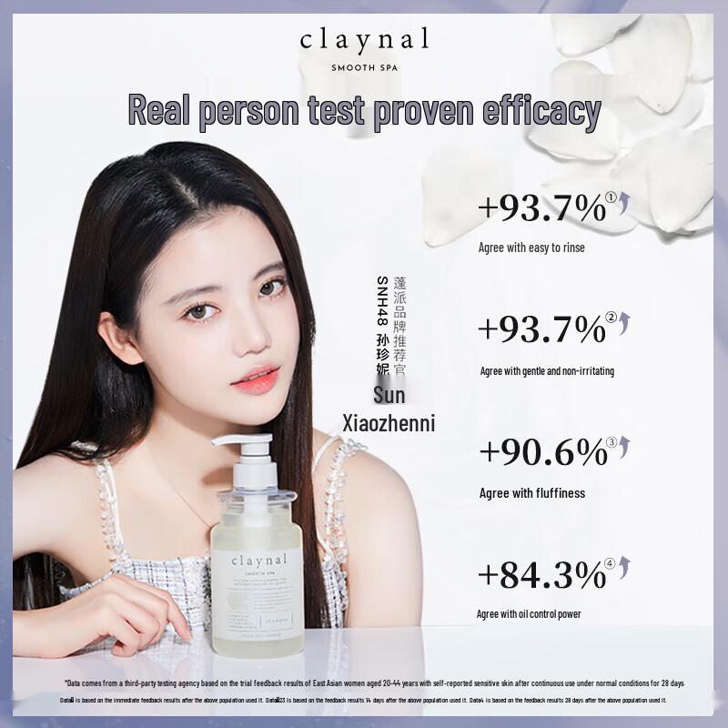 CLAYNAL Amino Acid Mineral Mud Volumizing Oil Control Shampoo