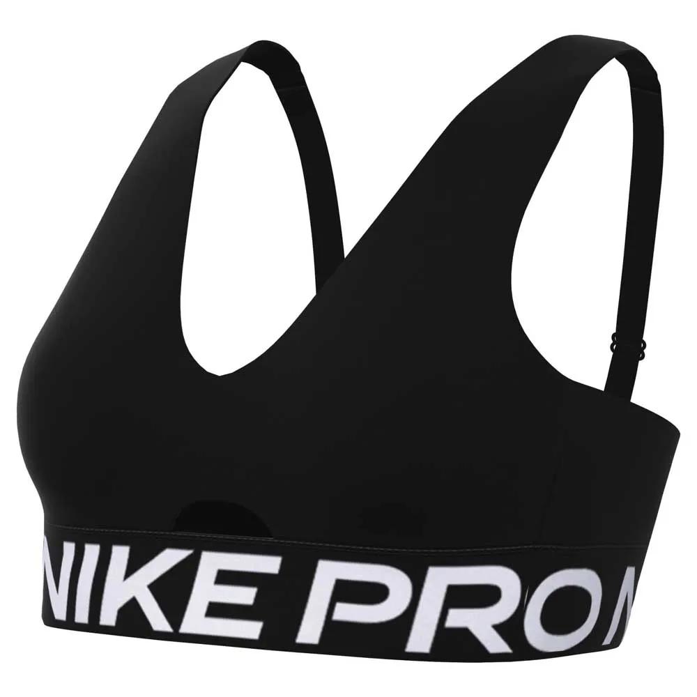 Nike Pro Indy Plunge Sport Bra Medium Impact Black