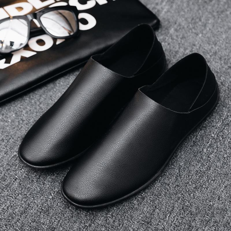 Doudou Schuhe weiche Sohle atmungsaktiv Freizeitschuhe einfarbig soziale flache Schuhe Studenten Persönlichkeit Freizeit Schuhe Herren