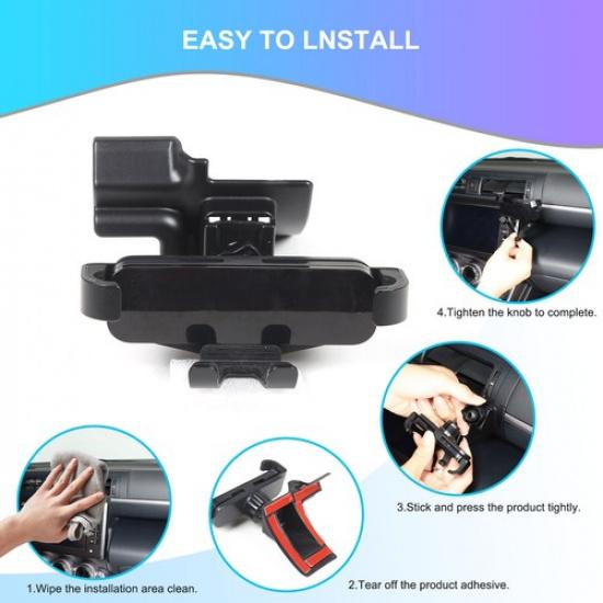 Dashboard Center Mount Stand Bracket Holder Clip For Toyota 86 Subaru BRZ 22+