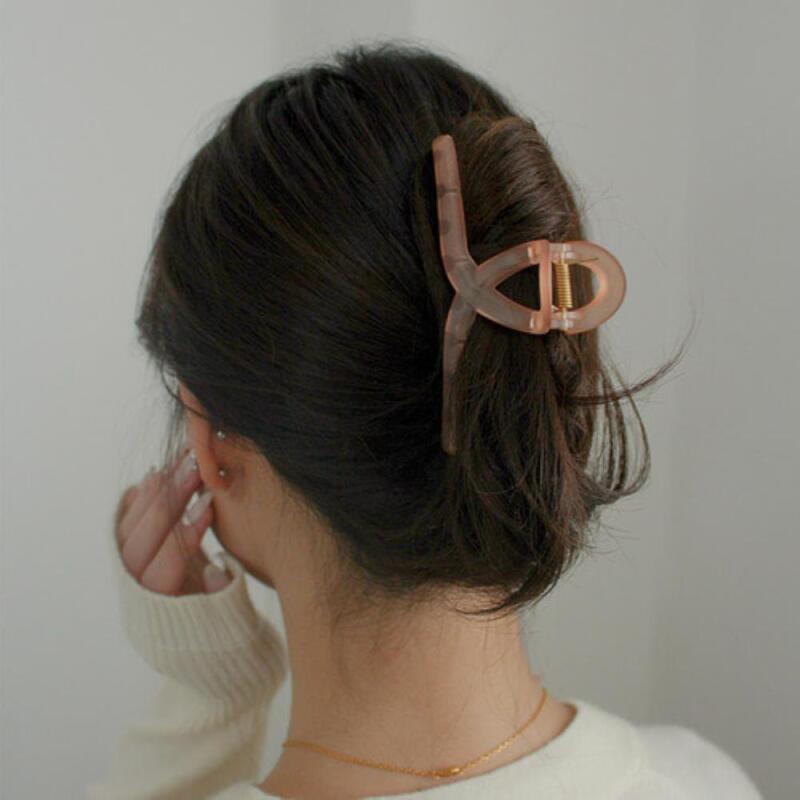 Women s Daily Pastel Color Hairpin Clip A25686_Purple