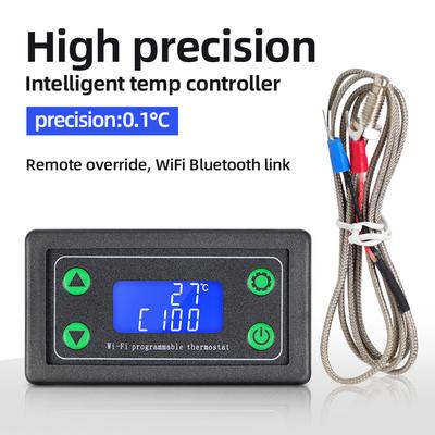 WIFI Remote Control High Thermostat DC12-36V LED Digital Temperature Controller -99~999 Degrees Thermocouple Control K-type