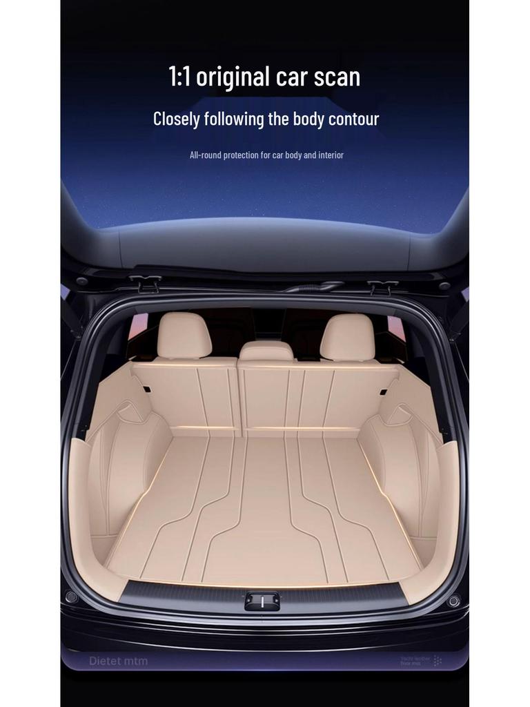 Geely Xingyue L 2025 Trunk Mat: Full Coverage Interior Tail Box Decor