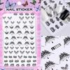 3D  Design  Foil Stickers Transfer Decal Tips Manicure DIY 