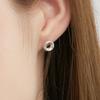 UNI.J [Cotidiano]Circle Silver Earring Ie401