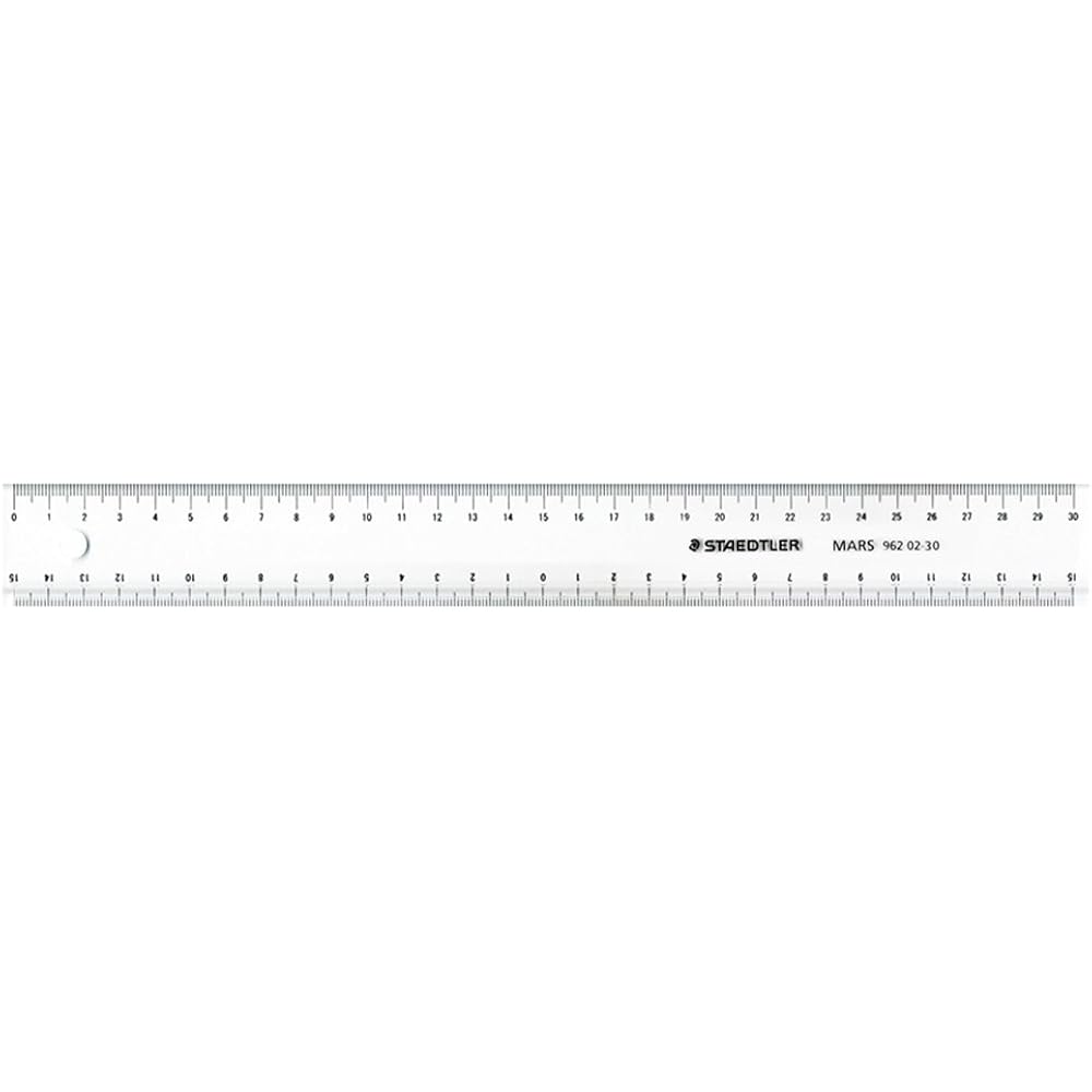STAEDTLER (STAEDTLER) ruler with groove line drawing 30cm 962 02-30