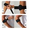 1PC Tennis Elbow Brace - Adjustable Forearm Support with Removable Pad for Tendonitis,Breathable Compression Strap for Men Women