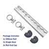 Latest-Single Stud Fittings RV 19.7 Inch L Track Rail Kit(1 Set) For Enclosed Trailer Trucks Vans