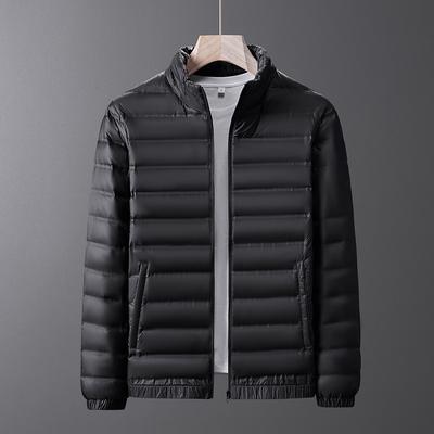 White Duck Down Down Jacket Men's Winter Stand Up Collar Lightweight Down Jacket