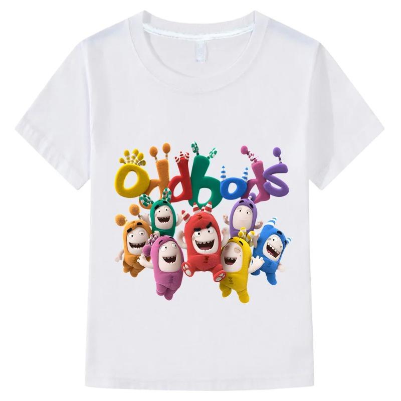 T-shirt per bambini con stampa carina Oddpods Anime