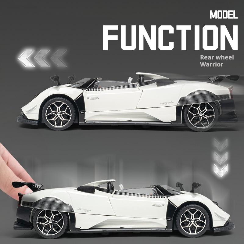 1:32 Pagani  Alloy Sports Car Model Diecast Metal Racing Vehicle Model Simulation Sound and Light Kid Toy Gift
