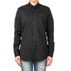 PRADA Shirts Men's Black Pointed Collar Moderate Shirt UCN259-F62-F0002