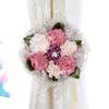 2Pcs Curtain Tieback Tie Rope Elegant Flower Adjustable Decorative Fashion Drapes Curtain Straps for Living Room